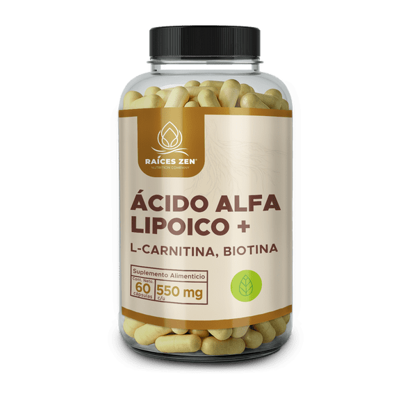 Ácido Alfa Lipoico + Raices Zen 60 Cápsulas