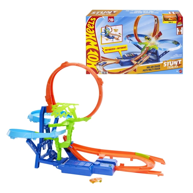 Pista de Juguete Mattel Hot Wheels Multi-Choque Aéreo