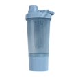 thumbnail image 2 of Botella de agua deportiva con vaso mezclador para batidos de proteínas | Botella mezcladora portátil con agitador y compartimento de almacenamiento integrados, 2 of 7