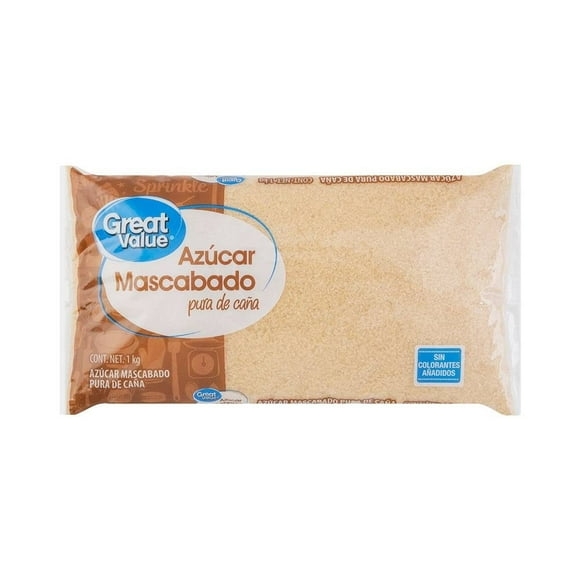 Azúcar mascabado Great Value 1 kg