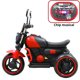 thumbnail image 3 of Moto Montable Eléctrica Retro Para Niños 3 Ruedas 6V Bluetooth Luces Música Desde 3 Años Hasta 25 Kg, 3 of 7