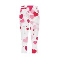 thumbnail image 2 of TaTaai Valentine's Day Printed Elastic Women High Waisted Skinny Yoga Leggings Non-see-through Breathable Gym Workout Training Casual Daily Full Length Pants Gift, 2 of 5