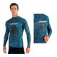 thumbnail image 4 of Playera para Caballero Cressi Rashguard Hunter Manga Larga Talla XXL Azul, 4 of 4