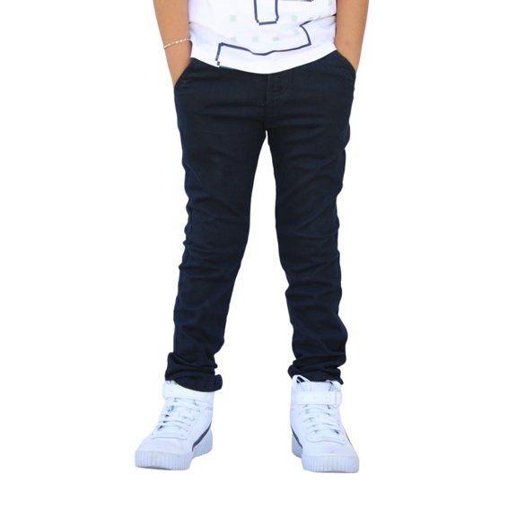 Pantalón de Gabardina Stretch para Niño Color Azul Petróleo