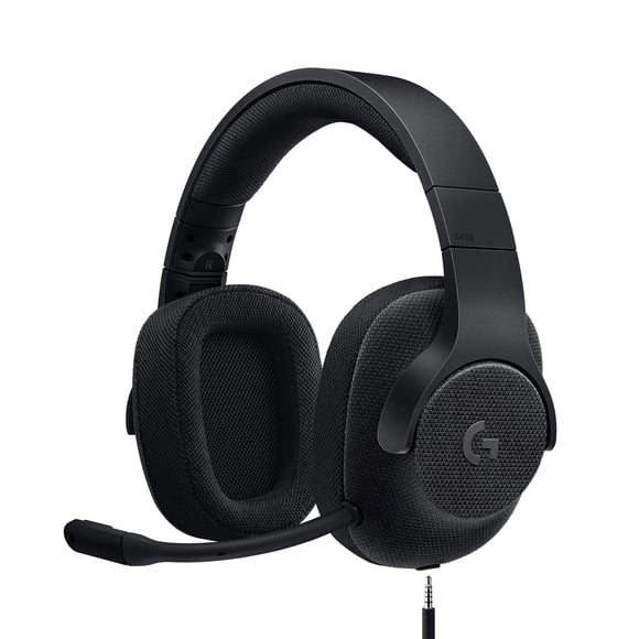 Logitech G433 Auriculares para Juegos con Cable 7.1 con Auriculares DTS: X 7.1 Surround para PC, PS4, PS4 PRO, Xbox One, Xbox One S, Nintendo Switch – Triple Negro