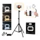 thumbnail image 1 of Panel de Luz LED Rectangular Recargable con Tripié 2.1 m Soporte Celular 20 W, 1 of 8