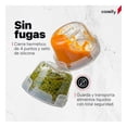 thumbnail image 3 of Set 6 Recipentes Redondos De Vidrio Cookify, Tapa Hermética | Contenedores Resistentes Sin Bpa, Aptos Para Horno, Congelador, 3 of 7