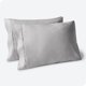 thumbnail image 1 of Bare Home Juego de Fundas de Almohada Colección Premium 1800, Doble Cepillado, Ultra Suave, Tamaño King, Gris Claro, 2 Unidades, 1 of 7