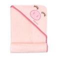 thumbnail image 1 of Toalla corporal Baby Mink Salida de Baño Rosa Cerdita, 1 of 4