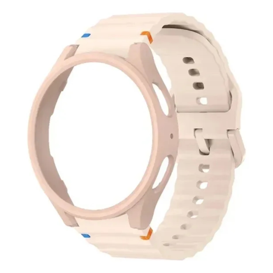 Correa Sport TPU para Galaxy Watch 7/6/5, con Case de Vidrio Templado