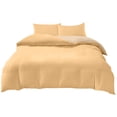 thumbnail image 2 of Juego de cama de 4 piezas para dormitorios | Poliéster suave lavado | Tamaños individual y matrimonial | Diseño reversible | Incluye funda nórdica, sábana ajustable y 2 fundas de almohada, 2 of 6