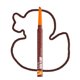 thumbnail image 4 of Delineador de labios NYX PROFESSIONAL MAKEUP Duck Plump 08 Dash of Cocoa (Chocolate) 0.33 g, 4 of 4