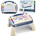thumbnail image 1 of Pizarra mágica azul con patas - Pizarra magnética para dibujar - Juguete educativo para niños de 2 años - Juguetes para niños y niñas de 2 a 5 años (azul), 1 of 5