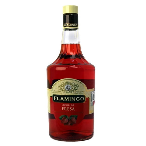 Licor Flamingo Fresa 1 L Flamingo Fresa
