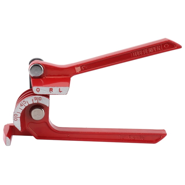 Dobladora de tubos 3 en 1, herramientas manuales para doblar tubos de 6 mm, 8 mm, 10 mm, 3 ranuras, dobladora de tubos de 90°