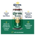 thumbnail image 3 of Cerveza clara Corona Extra 6 latas de 355 ml c/u, 3 of 4