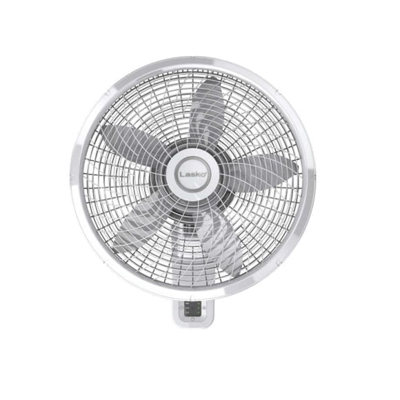 Ventilador eléctrico Lasko Lasko-18 con mando a distancia de 3 velocidades para montaje en pared