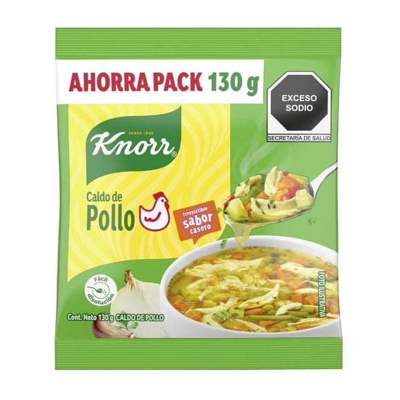 Caldo de Pollo Knorr en polvo 130g