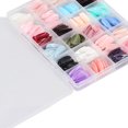 thumbnail image 2 of Riousery 576pcs False Nail Tips Set Full Cover Pure Color Fashionable Press On Fake Nails Art Tips 19.00 cm x 14.00 cm / 7.48 inches x 5.51 inches, 2 of 9