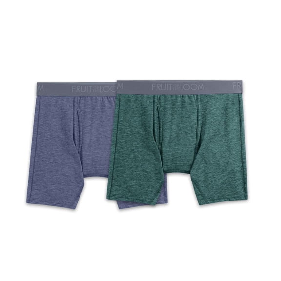 Bóxer Fruit of the Loom para Hombre Ajustado Cool Soft Azul Talla EG