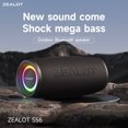 thumbnail image 4 of Altavoz Zealot bocina inálambrico Bluetooth S56 40W IP67 Batería 8000 mAh, 4 of 5