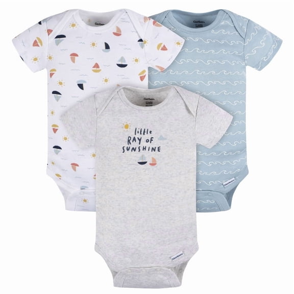 Set Gerber 3 Pañaleros Multicolor Niño Talla NB
