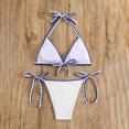 thumbnail image 4 of Traje de baño para mujer, moda, cómodo, bikini, traje de baño liso para mujer, bikinis, trajes de baño para mujer, conjuntos de bikini para mujer, trajes de baño bikini para mujer, 4 of 6