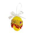 thumbnail image 2 of Colgante de huevo de Pascua con lazo | Decoración colgante de plástico de 6 cm para la búsqueda de huevos de Pascua, artículos de fiesta y rellenos de cestas | Apto para niños, reutilizable en azul,, 2 of 7
