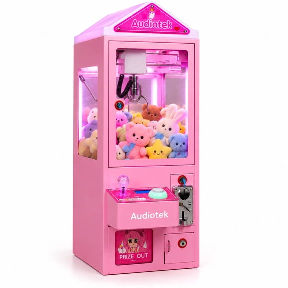 Maquina Caza Peluches Mini Garra Casita Mini Doll Luz Sonido