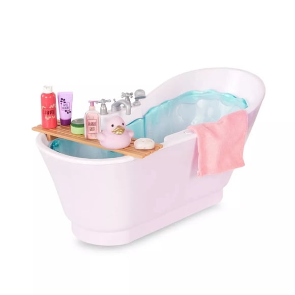 Bañera Burbujeante De Baño con Sonidos de Agua Y Accesorios De Our Generation