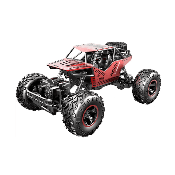 Juguete Coche a Control Remoto 4x4 Malubero  rojo