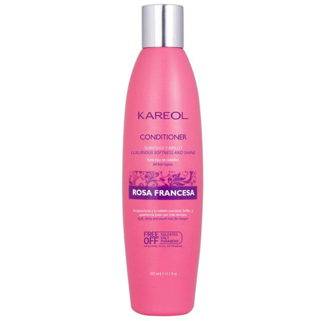 Acondicionador KAREOL Rosa Francesa 300ml Suavidad Fuerza Brillo