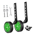 thumbnail image 4 of Ruedas de entrenamiento para bicicleta para niños, ruedas auxiliares portátiles universales para montar en bicicleta Verde, 4 of 8