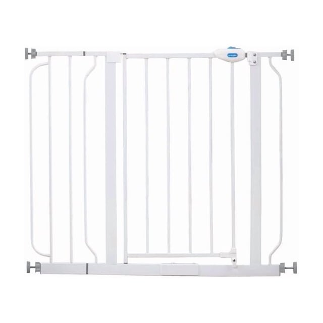Baby Gate Regalo expandible de metal blanco, paquete de 1 unidad