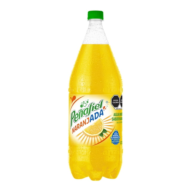 Agua mineral Peñafiel Adas sabor naranjada 2 l