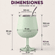 thumbnail image 2 of Copa Térmica LED 14 oz Pistache de Acero Inoxidable con Tapa y Popote, 2 of 5