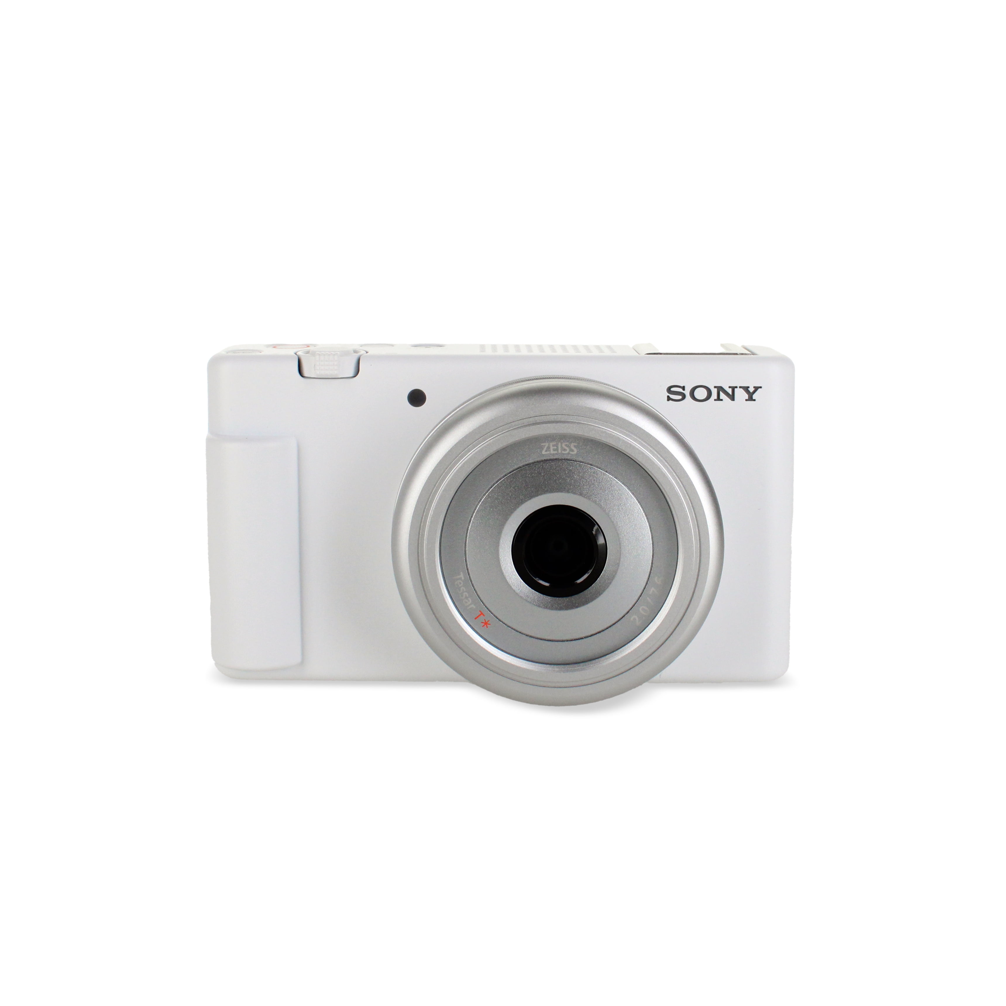 Sony ZV-1F - Cámara Digital - Compacta - 20,1 MP - 4K / 30 fps - ZEISS - Wi-Fi, Bluetooth - Blanco