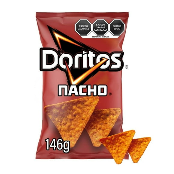 Botana Doritos Nacho con queso sabor chile 146 g