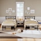 thumbnail image 5 of Cama Individual HOMEMAKE FURNITURE Somier de Metal Negro Minimalista Moderno 197x99,5cm, 5 of 7