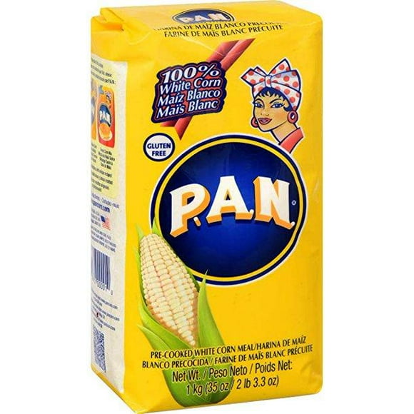 Harina precocida PAN maíz blanco 1 kg