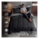 thumbnail image 5 of Set Edredón King Size + Funda De Almohada + Sábanas 7 Pzas Real Textil Nego - Gris, 5 of 8