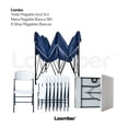 thumbnail image 2 of Combo de Mesa y 8 Sillas Plegables con Toldo Azul Impermeable, 2 of 8