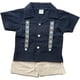thumbnail image 1 of Guayabera para Bebé  con Short, Conjunto Mexicano de 2 Piezas para Niño, Guayabera Infantil de Manga Corta, 1 of 4