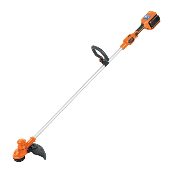 Desbrozadora inalámbrica 40V, 2 baterías 2Ah,1 carg.dual,PRO naranja