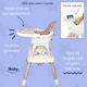 thumbnail image 3 of Silla alta periquera 7 en 1 con mesa y charola para bloques primi pasti ibaby rosa claro, 3 of 8