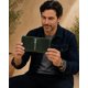 thumbnail image 2 of Cartera Hombre Piel Genuina Pull Up Monedero Moderno verde, 2 of 12