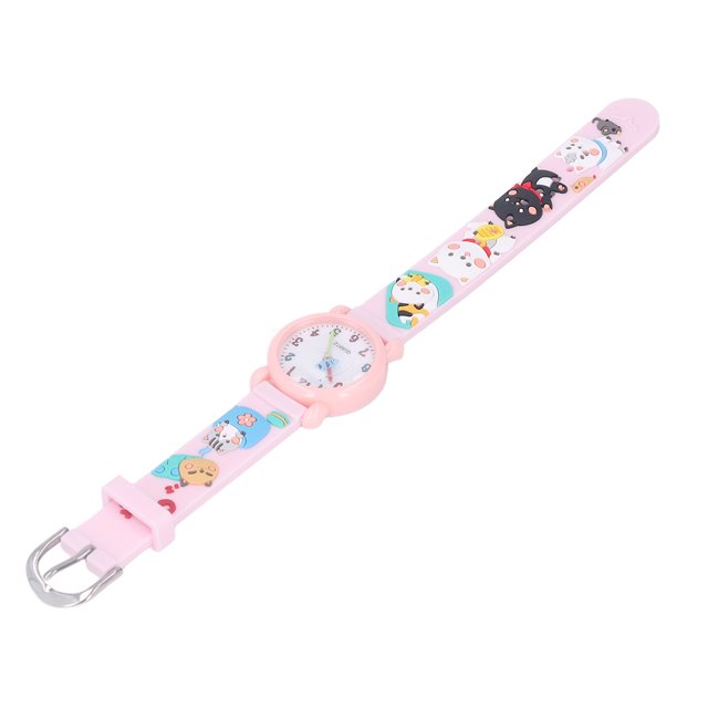 Reloj para niños BuyWeek Reloj para niñas con dibujos animados en 3D Resistente al agua