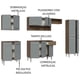 thumbnail image 3 of Cocina Integral Completa Modular Madesa Emilly 293cm MG 01, 3 of 5