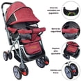 thumbnail image 3 of Carriola Reversible The Baby Shop H-B con toldo plegable 3 posiciones Rojo, 3 of 8