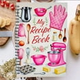 thumbnail image 1 of Seyotauo Blank Recipe Book - 5.5"x8.2" Notebook for Recipes | Spiral Cookbook Empty Journal for Handwritten Cooking Daily Meal Prep Planning Recording, Beginner Baking Travel Kitchen Birthday, 1 of 6